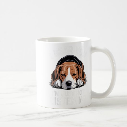 Coole Beagle-Gestaltung für Männer Frauen Hund gea Kaffeetasse (Rechts)