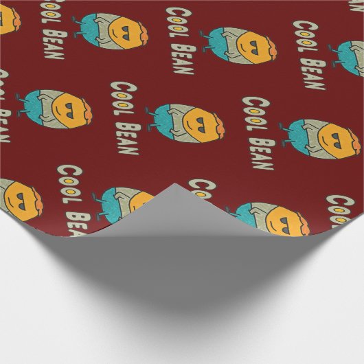 Coole Bean Geschenkpapier (Ecke)