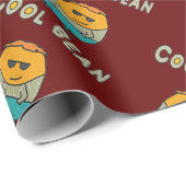 Coole Bean Geschenkpapier (Rolleneckpunkt)