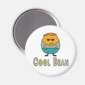 Coole Bean Magnet (Vorderseite/Rückseite)
