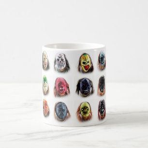Coole Beängstigende Masken Kaffeetasse