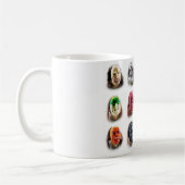 Coole Beängstigende Masken Kaffeetasse (Links)