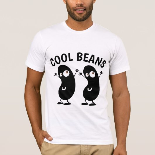COOLE BEANS Funny Coffee T - Shirt (Vorderseite)