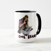 COOLE BEANS Ringer-Tasse Tasse (VorderseiteRechts)