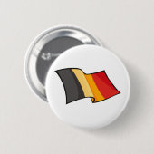 Coole Belgien-Flagge Button (Vorne & Hinten)