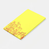 Coole benutzerdefinierte Flammen Post-It-Notes Post-it Klebezettel (angewinkelt)
