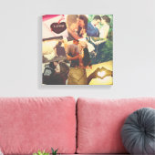 Coole benutzerdefinierte Foto-Collage Leinwanddruck (Insitu (Wohnzimmer))