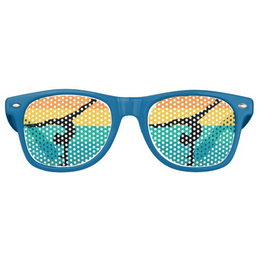 Coole benutzerdefinierte Frauen Gymnastik Sonnenun Partybrille (Vorderseite)