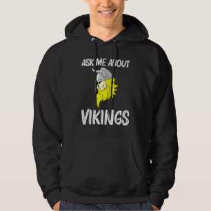Coole Beobachtung von Männern Frauen Norse Horned Hoodie