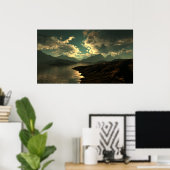 Coole Bergwolken Poster (Heimbüro)