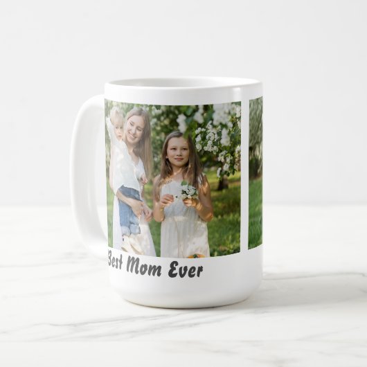 Coole beste Mama je Foto Kaffeetasse (Vorderseite Links)