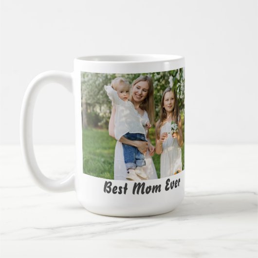 Coole beste Mama je Foto Kaffeetasse (Links)