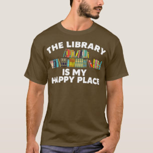 Coole Bibliothekskunst für Männer Buchwürmer Bibli T-Shirt