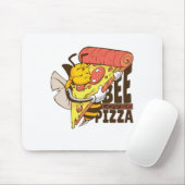 Coole Bienen Lieben Pizza Puns Mousepad (Mit Mouse)