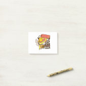 Coole Bienen Lieben Pizza Puns Post-it Klebezettel (Auf Schreibtisch)