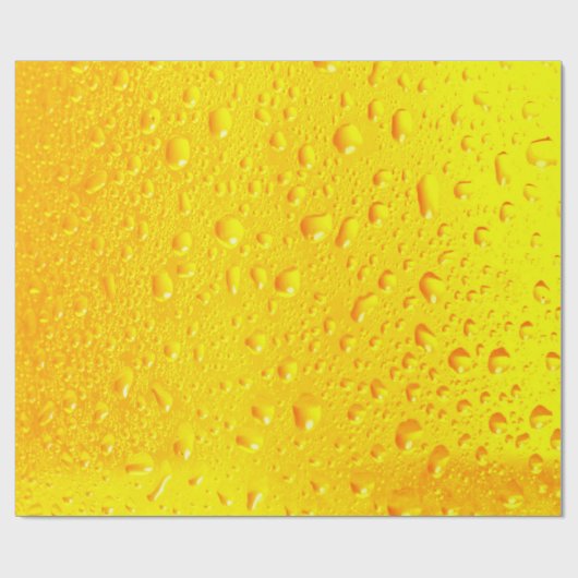 Coole Biertropfen Geschenkpapier (Flach)