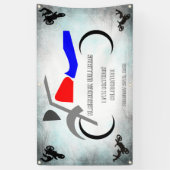 Coole Bike Masculine 16. Geburtstagsbanner Banner (Vertikal)