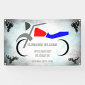 Coole Bike Masculine 16. Geburtstagsbanner Banner (Horizontal)