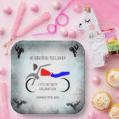 Coole Bike Maskuline 16. Geburtstag      Pappteller (Party)