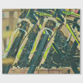Coole Biketechnik Geschenkpapier (Flach)