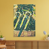 Coole Biketechnik Leinwanddruck (Insitu (Wohnzimmer))