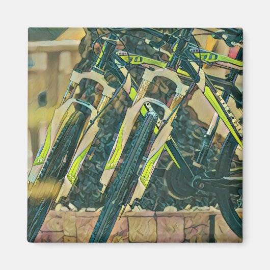 Coole Biketechnik Magnet (Vorne)
