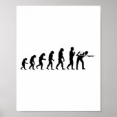 Coole Billard Evolution Funny Cue Ll Stick Player Poster (Vorne)