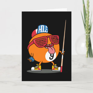 Coole Billardneunball Karte
