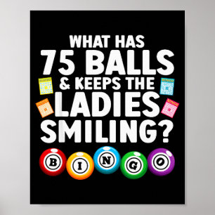 Coole Bingo-Neuheit Für Männer Frauen Bingo-Fan Bi Poster