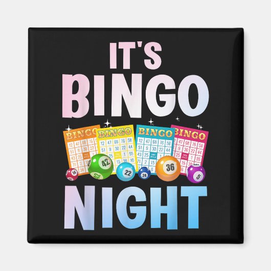 Coole Bingo Night Art für Männer Frauen Bingo Love Magnet (Vorne)