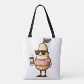 Coole Birne Tasche (Rückseite)