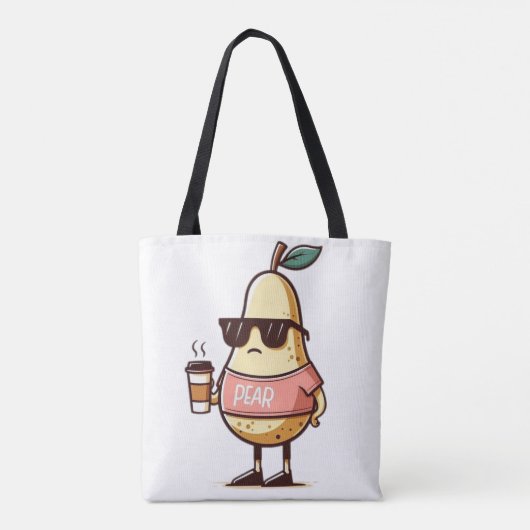 Coole Birne Tasche (Rückseite)