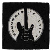 Coole Black and White Electric Gitarre Rock Musik
