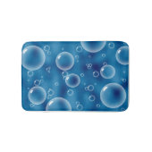 Coole blaue Blasen Bath Mat Badematte (Vorderseite)