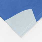 Coole blaue Camouflage Militärische Vliesstoffe Fleecedecke (Ecke)