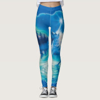 Coole blaue Fantasieunicorn-Spritzpistolen-Kunst