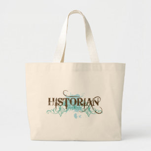 Coole blaue Historiker-Taschen-Tasche Jumbo Stoffbeutel