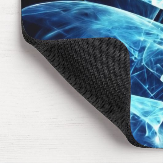 Coole blaue Mausunterlage Mousepad (Ecke)