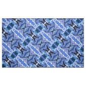 Coole blaue Mode Stoff (Fat Quarter (45,7 x 55,9 cm))
