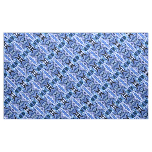 Coole blaue Mode Stoff (Yard (91,4 cm))