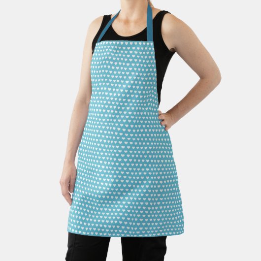 Coole blaue Schürze mit Herz/Koch Baker Womens Sch (InSitu)