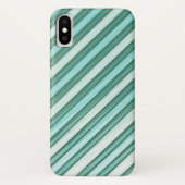 Coole blaue Streifen Case-Mate iPhone Hülle (Rückseite)
