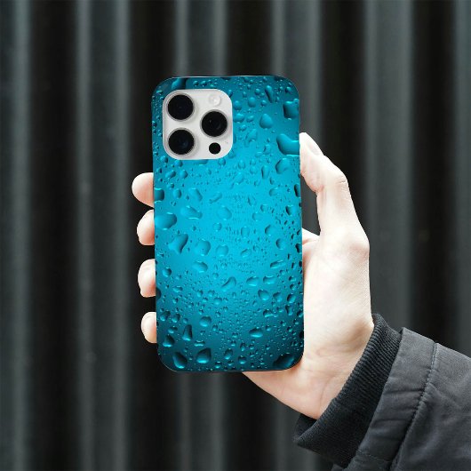 Coole Blaue Wassertropfen  Case-Mate iPhone Hülle