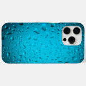 Coole Blaue Wassertropfen  Case-Mate iPhone Hülle (Rückseite (Horizontal))