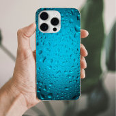 Coole Blaue Wassertropfen iPhone Hülle