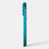 Coole Blaue Wassertropfen iPhone Hülle (Linke Seite)