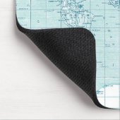 Coole blaue Welt - Sammlung Mousepad (Ecke)