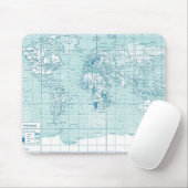Coole blaue Welt - Sammlung Mousepad (Mit Mouse)