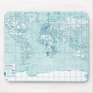 Coole blaue Welt - Sammlung Mousepad