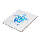 Coole Blauer Tribal Fliese (Seite)